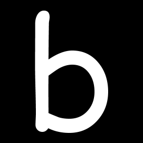letter: b